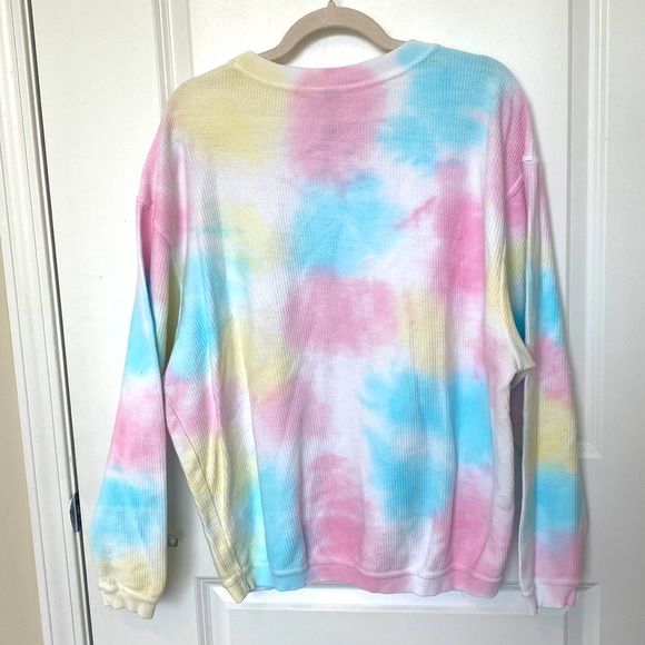 Rosie Daze Boutique Tie-Dye Corded Crew - Picture 2 of 8